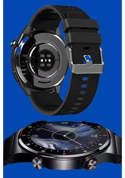 Mey İthalat Akıllı Saat Amoled Ekran Bluetooth Bağlantılı Sesli Görüşme Nabız Ölçer