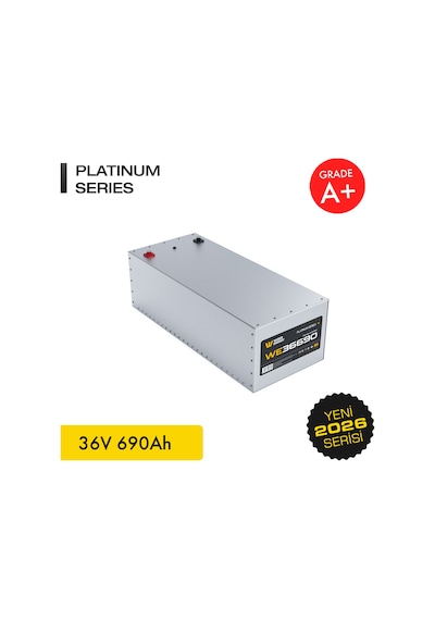 Werer Energy 36V 690Ah LiFePO4 Platinum Series Bluetooth'lu Lityum Demir Fosfat Akü