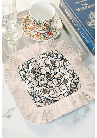 Osmanlı Saray Elegan Saçaklı Sunum Peçetesi-klasik Lale Motif Bohem Yeşil Krem Bardak Altlığı Mendil Buzlu Deniz Siyah Osmanlı Saray Elegan Saçaklı Sunum Peçetesi-klasik Lale Motif Bohem Yeşil Krem Bardak Altlığı Mendil Buzlu Deniz Siyah