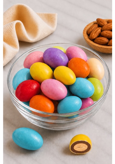 Karışık Renkli Badem Draje 500 G