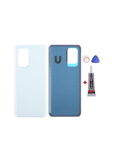 Xiaomi Poco F5 Pro Beyaz Arka Kapak Batarya Kapağı Pil Kapağı Yapışkan Ve Sökme Aparatıyla Beraber Full Set Beyaz
