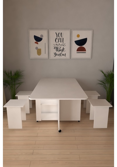 Pratik Katlanır Açılır Kapanır Katlanabilir Taşınabilir Beyaz Yemek Masası 4 Kişilik Balkon Masası Beyaz Pratik Katlanır Açılır Kapanır Katlanabilir Taşınabilir Beyaz Yemek Masası 4 Kişilik Balkon Masası Beyaz