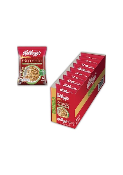 Kellogg's Beyaz Çikolata Parçacıklı Antep Fıstıklı Granola 10 x 60 G
