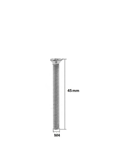 M4x45 Mm Vida + Somun + Pul Vida Takım Set 20 Adet