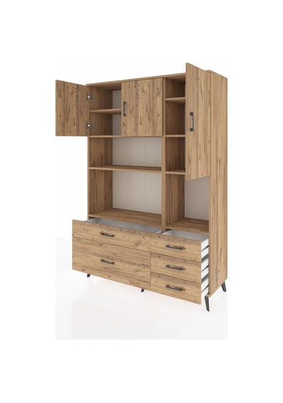 Hyperion Dolap 8 Raflı 5 Çekmeceli 3 Kapaklı 132x44x195 Çam-çam/çam Atlas Çam/atlas Çam Hyperion Dolap 8 Raflı 5 Çekmeceli 3 Kapaklı 132x44x195 Çam-çam/çam Atlas Çam/atlas Çam