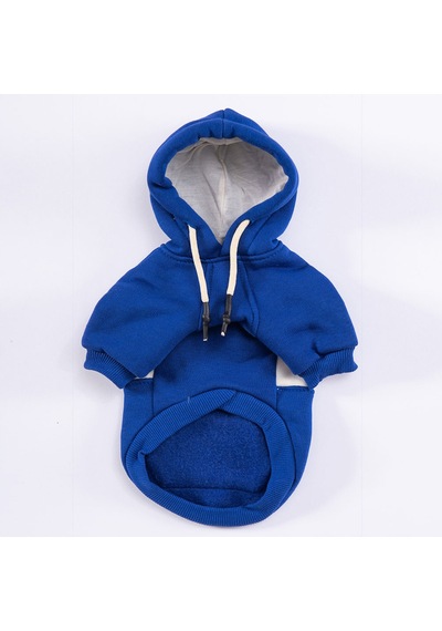 Pawstar Mavi Cute Köpek Hoodie Köpek Sweat Köpek Kedi Kıyafeti
