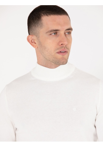 Pierre Cardin Erkek Ekru Triko Kazak 50276161-vr019 Ekru