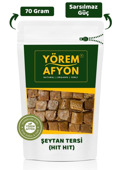 Yörem Afyon Doğu Geleneksel Tıp'ın Arındırıcı Mirası Hakiki Şeytan Tersi, Hıt Hıt Ferula Assafoetida 70gr