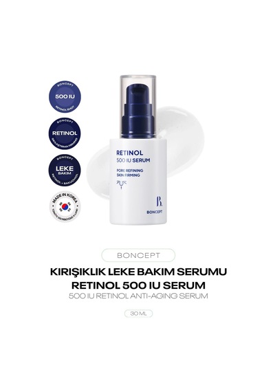 Retinol Ve Bakuchiol İçeren Kırışıklık Ve Leke Serumu Retinol Shot 500 Iu Serum