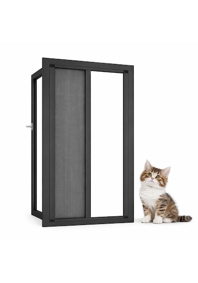 Akordiyon Pencere Kedi Sinekliği En:0-70 Cm Xboy:0-140 Cm Demir, Ahşap,pimapen,alüminyum Uyumlu Çok Renkli