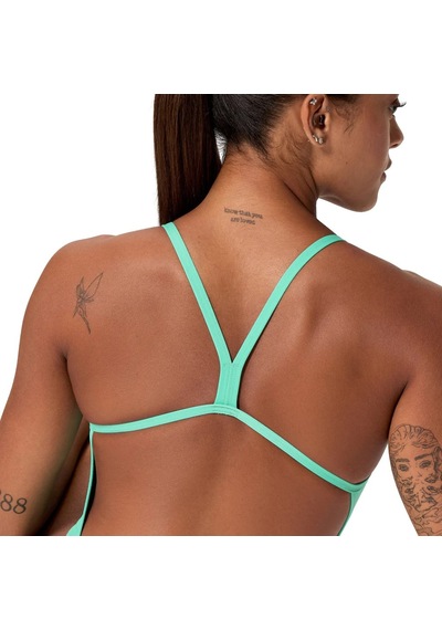Speedo Solid V-back 2.0 Kadın Yüzücü Mayosu Yeşil