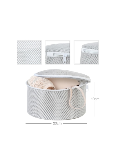 Ocean Home Textile Gri Renk İç Çamaşırı Yıkama Filesi 20 x 10 cm