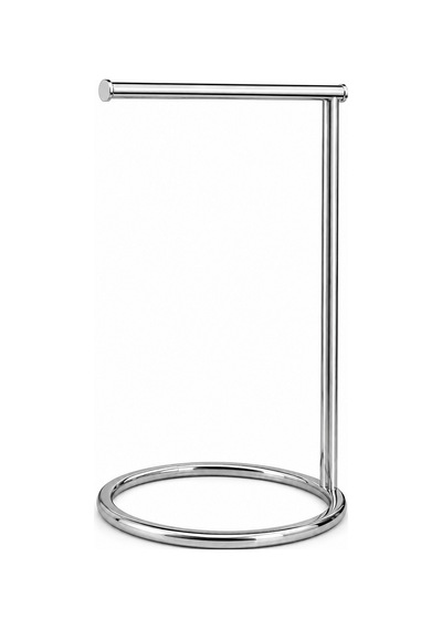 Parlak Silver Dikey Havluluk Havlu Askılığı Tezgah Üstü Banyo Mutfak Organizer Paslanmaz Metal Gümüş