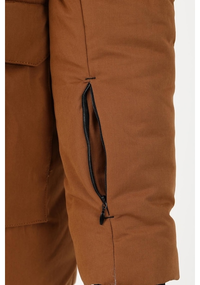 Maraton Sportswear Regular Erkek Kapşonlu Uzun Kol Basic Camel Parka 21302 Camel