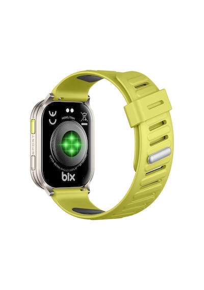 Tsw4 47mm Ultra İnce 2.04 Amoled Ekranlı Akıllı Saat Dahili Led Fenerli, Bluetooth Aramalı, Nabız & Spo₂ Ölçer, İos Ve Android Uyumlu Yeşil Yok