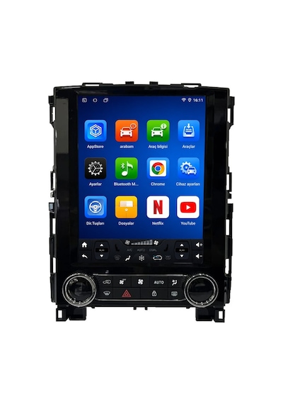 Renault Megane Android Tesla Multimedya 2016-2023 Lcd Carplay Android Auto 8gb Ram 128gb 9"