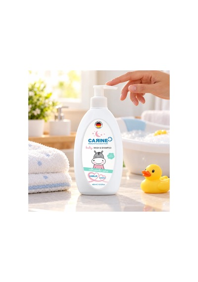 Carine 2'si 1 Arada Bebek Şampuanı 400 Ml - Tek Ürünle Nazik Temizlik