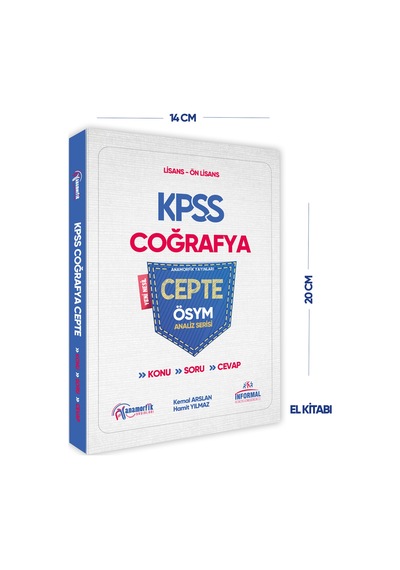 KPSS Lisans Ön Lisans Coğrafya Cepte Konu Anlatımlı Soru- Cevap