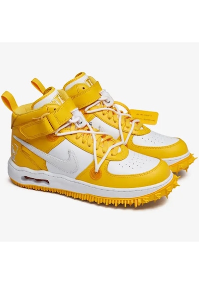 Nike Air Force 1 Mid Sp Af1 Special Series Unisex Leather Sneaker Özel Seri Hakiki Deri Unisex Günlük Spor Ayakkabı Sarı Sarı Nike Air Force 1 Mid Sp Af1 Special Series Unisex Leather Sneaker Özel Seri Hakiki Deri Unisex Günlük Spor Ayakkabı Sarı Sarı