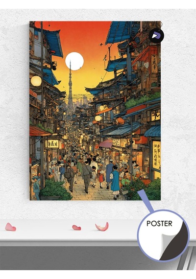 Hong Kong Poster - Afiş - Dekoratif Duvar Posteri