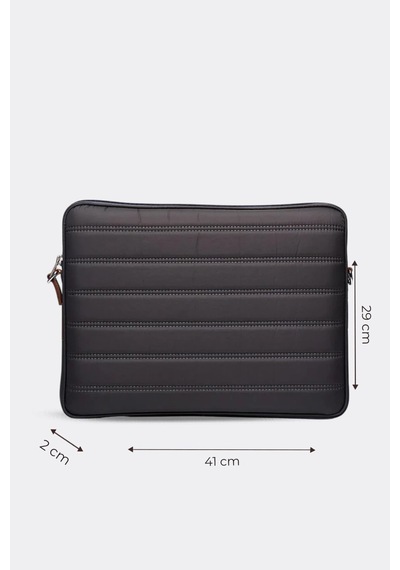 Mussen Laptop Kılıfı Su Geçirmez Macbook Neo Air Pro 15-16 İnç Gri Gri