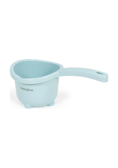 Babyjem 5 Parça Bebek Banyo Küvet Seti Soft Mavi Çok Renkli