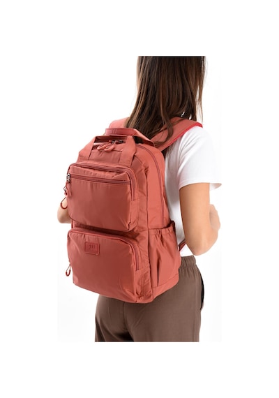 571 Collections Ultra Hafif Şik Ve Su Geçirmez Orta Boy Sırt Çantası Kiremit Model: 571-13-9f Kiremit