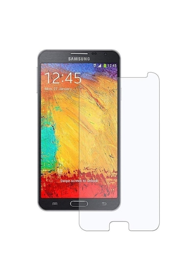 Samsung Uyumlu Galaxy Note 3 Neo (N7500) Nano Kırılmaz Cam Ekran Koruyuc Şeffaf