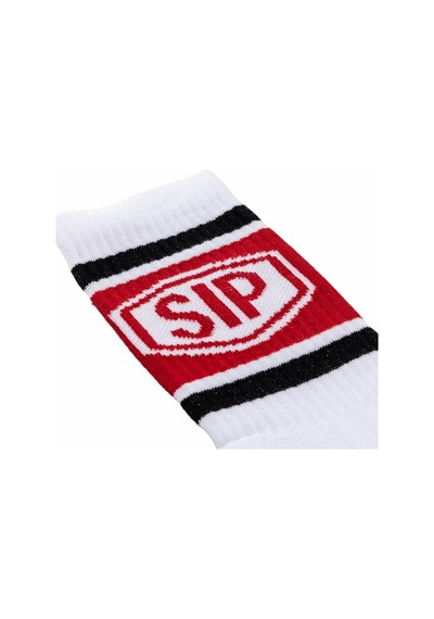 Sıp Scootershop Sıp Çorap - Tape Logo Beyaz/kırmızı/siyah 41-46 / Sıp Diğer