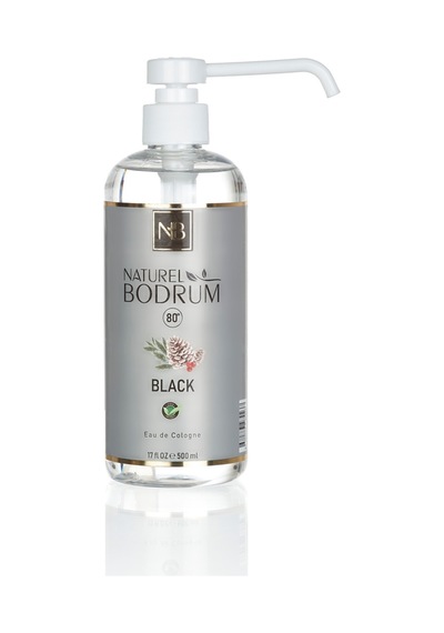 Black Kolonya 500 Ml Sprey Başlıklı Amber Vanilya Ekonomik Boy %80 Alkollü