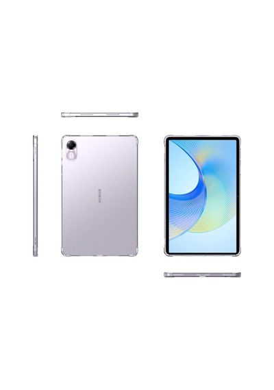 Honor Pad X9 11.5'' Inç Uyumlu Şeffaf Silikon Köşe Koruyuculu Tablet Kılıfı Kılıf