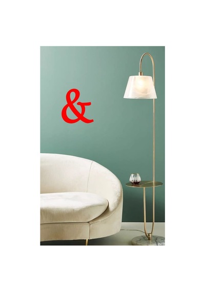 Ahşap Çiçek Işlemeli & Harfi Duvar Dekoru 30 Cm Mdf Tablo