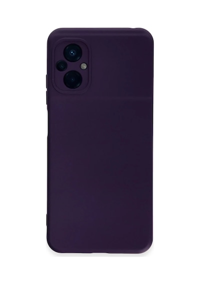 Xiaomi Poco M5 Uyumlu Kılıf Nano İçi Kadife Silikon - Mor
