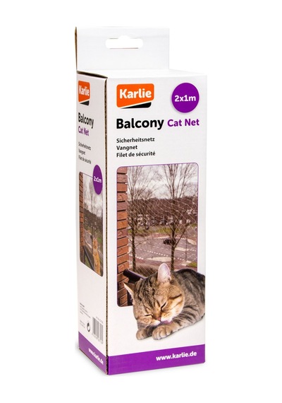 Karlie Kedi İçin Balkon Ağı 2m X 1m