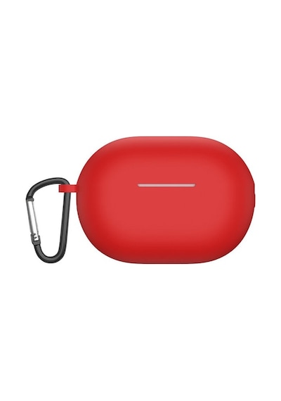 Smcase Huawei Freebuds Pro 2 Kılıf Kancalı Mat Silikon Soft Sf7 Beyaz