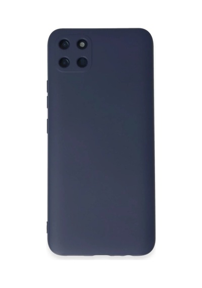 Realme C11 Uyumlu Kılıf Nano İçi Kadife Silikon - Lacivert