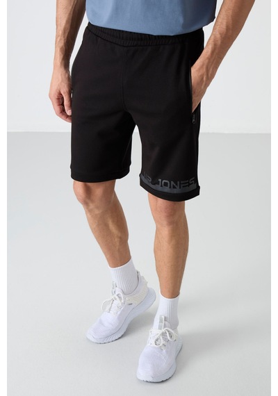 Air Jones Tommy Life Albie Siyah Standart Kalıp Erkek Şort - 81241 Siyah