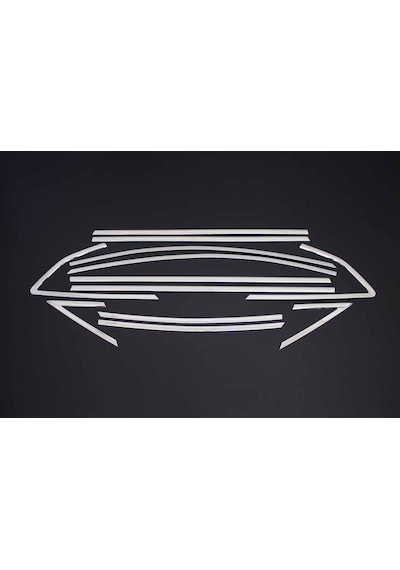 Ford Focus 3 Hb Krom Cam Çerçevesi 12 Parça 2011-2017 Arası