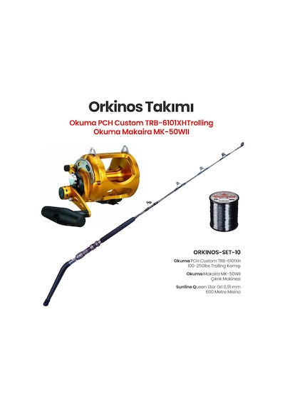 Okuma Makaira Mk-50wıı - Okuma Pch Custon Trolling - Orkinos Seti 10