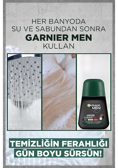 3'lü Men Lekesiz Koruma Roll-on Deodorant Seti