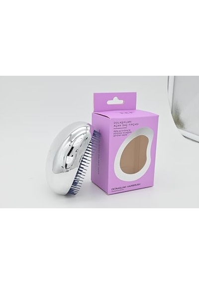- Detangling Brush Silver Colour Dolaşık Açan Tarak Saç Fırçası
