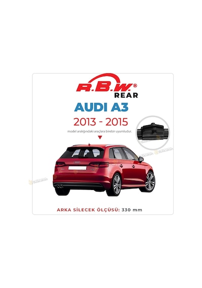RBW Audi A3 Sportsback 2013 - 2015 Arka Sileceği