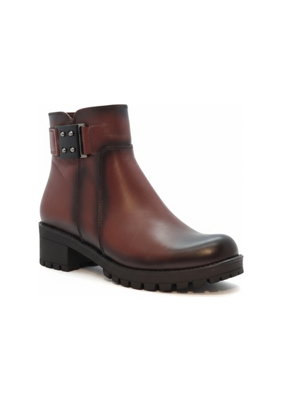 Hakiki Deri Kadın Bot 25env1305 Bordo
