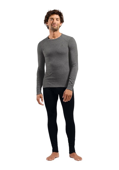 Odlo Odlo Active Warm Bl Top Crew Neck L/s Erkek Gri İçlik Üst 5504 Gri