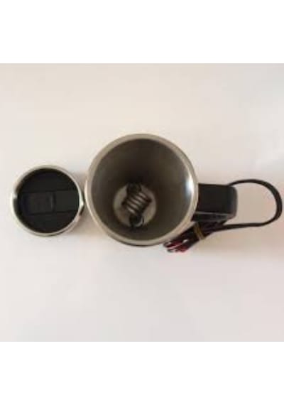 Gross 24 Volt Araç Termosu Çay Kahve Ketil Termosu Krom