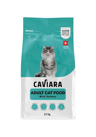 Caviara Somonlu Yetişkin Kedi Maması 12 Kg