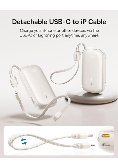 Enerfill Fc21 Qpow3 Ultra Dijital Göstergeli Powerbank 20.000 Mah 22.5w - Titanyum