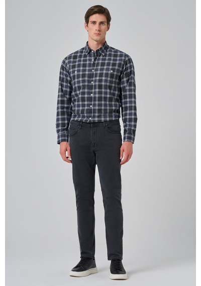 Morven Erkek Füme Denim 5 Cep Slim Fit Jean Kot Pantolon 26ms003007050 Füme