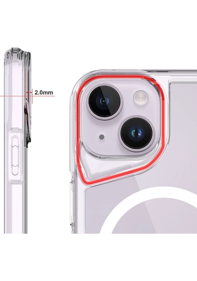 Apple Uyumlu iPhone 14 Kılıf Magsafe Şarj Özellikli T-max Magsafe Kılıf