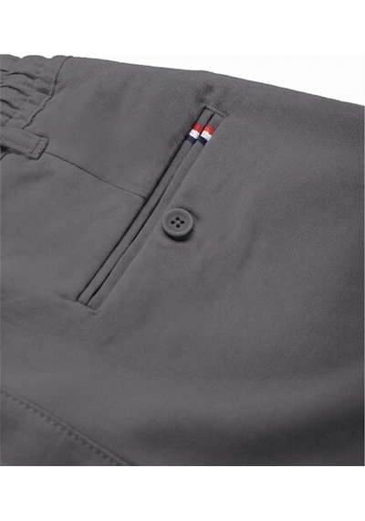 Deepsea Erkek Füme Esnek Kumaş Slim Fit Beli Lastikli Günlük Spor Pantolon 2601070